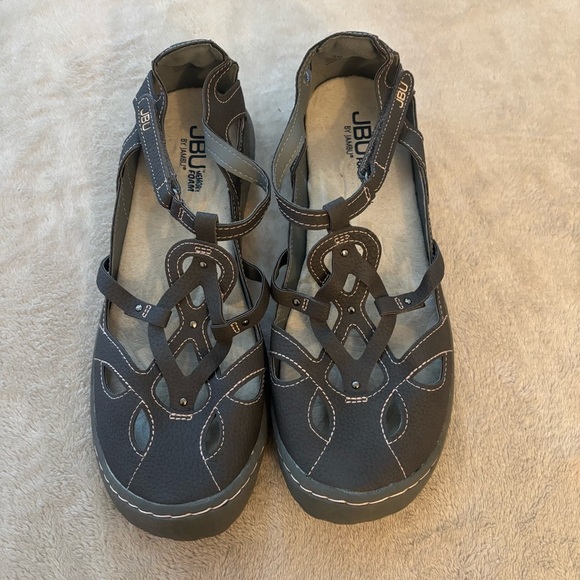 JBU Shoes - JBU Women's Gray Strappy Casual Sandals Size 9M